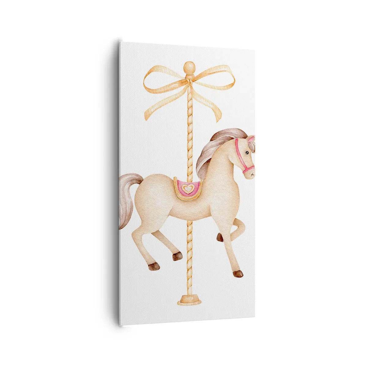 Cuadro sobre lienzo - Impresión de Imagen - Al trote grácil - 65x120 cm