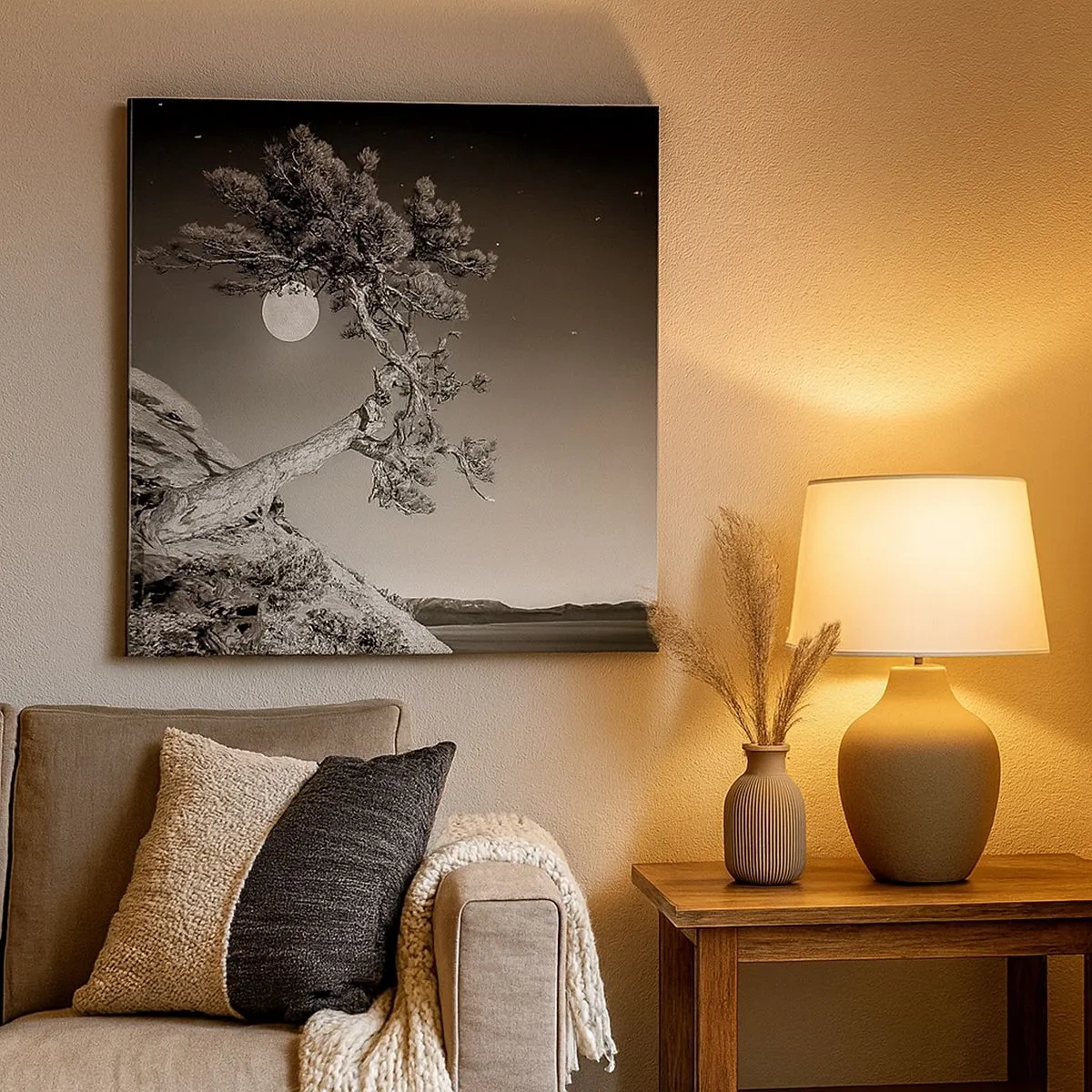 Cuadro sobre lienzo - Impresión de Imagen - Un guerrero victorioso - 30x30 cm