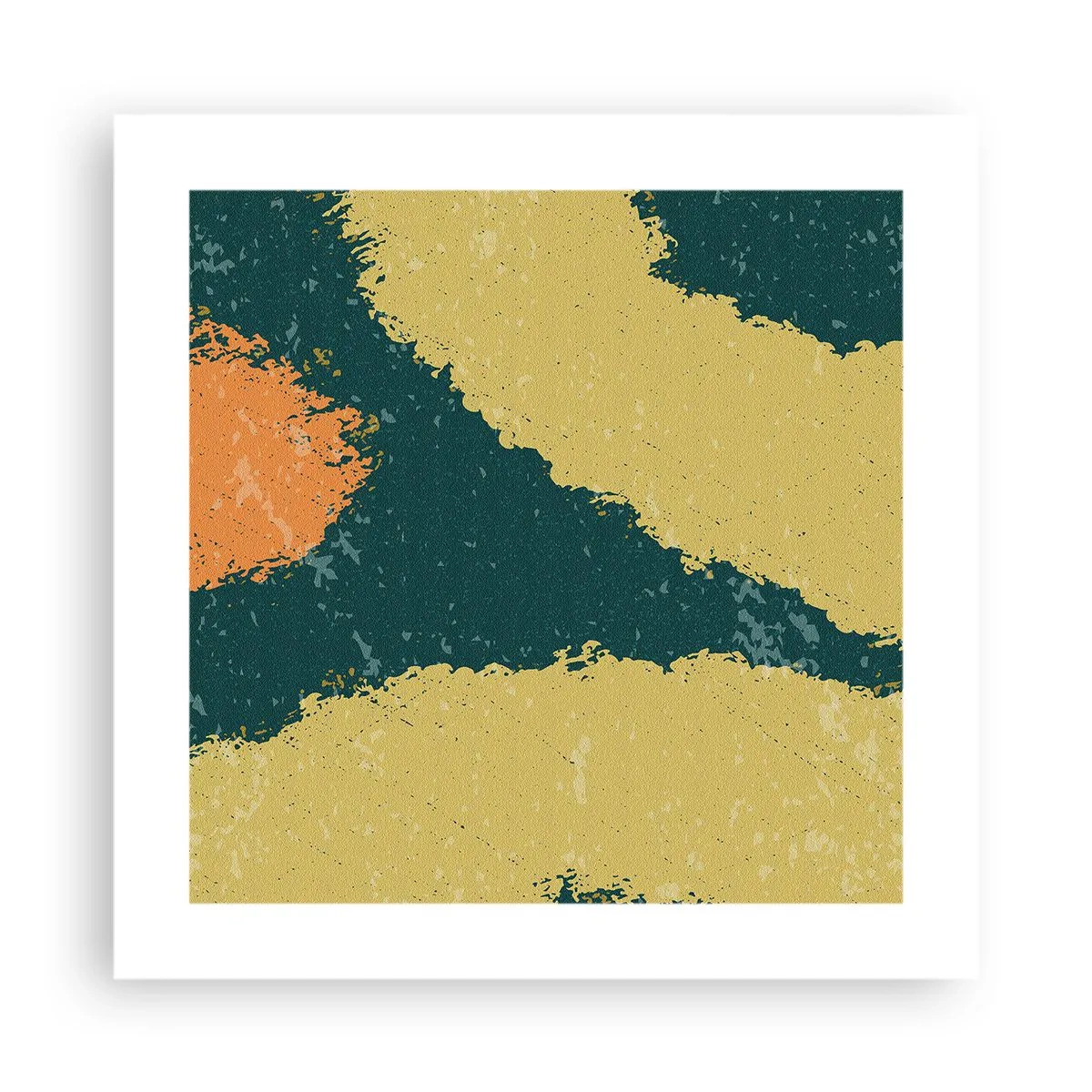 Póster - Abstracción - a cámara lenta - 40x40 cm