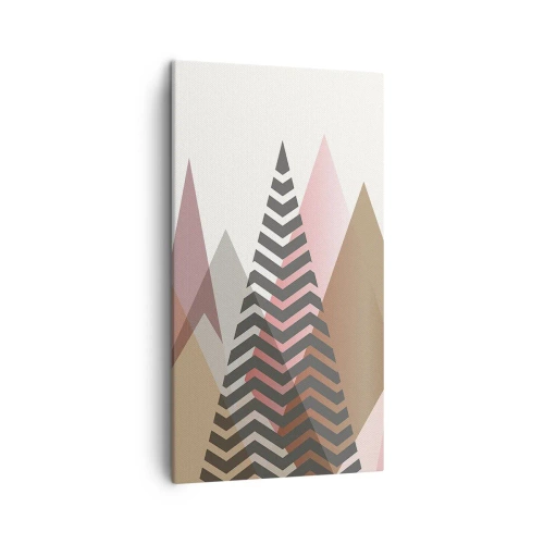 Cuadro sobre lienzo - Impresión de Imagen - Una visión piramidal - 45x80 cm