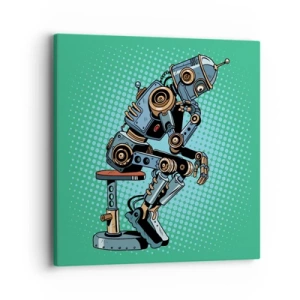 Cuadro sobre lienzo - Impresión de Imagen - Sobre la esencia del ser - 40x40 cm