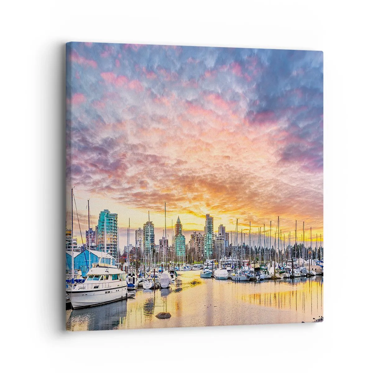 Cuadro sobre lienzo - Impresión de Imagen - Una ciudad de mil marineros - 30x30 cm