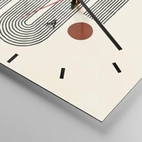 Esfera sin numeración, con rayas