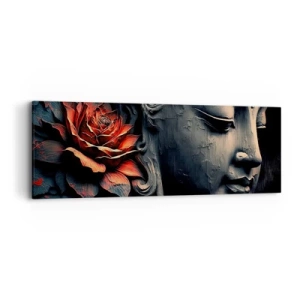 Cuadro sobre lienzo - Impresión de Imagen - En sintonía con el mundo - 90x30 cm