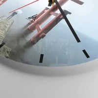 Esfera sin numeración, con rayas