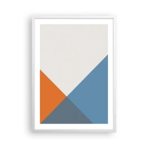 Póster en marco blanco - Desde el punto de vista de... - 50x70 cm