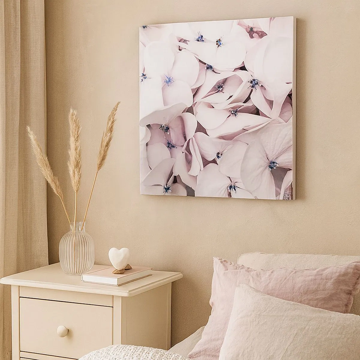 Cuadro sobre lienzo - Impresión de Imagen - En un torrente de flores - 30x30 cm