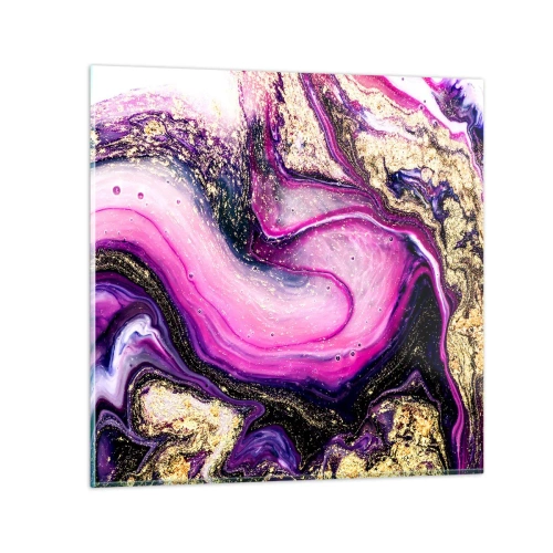 Cuadro sobre vidrio - Impresiones sobre Vidrio - Un momento abstracto - 30x30 cm