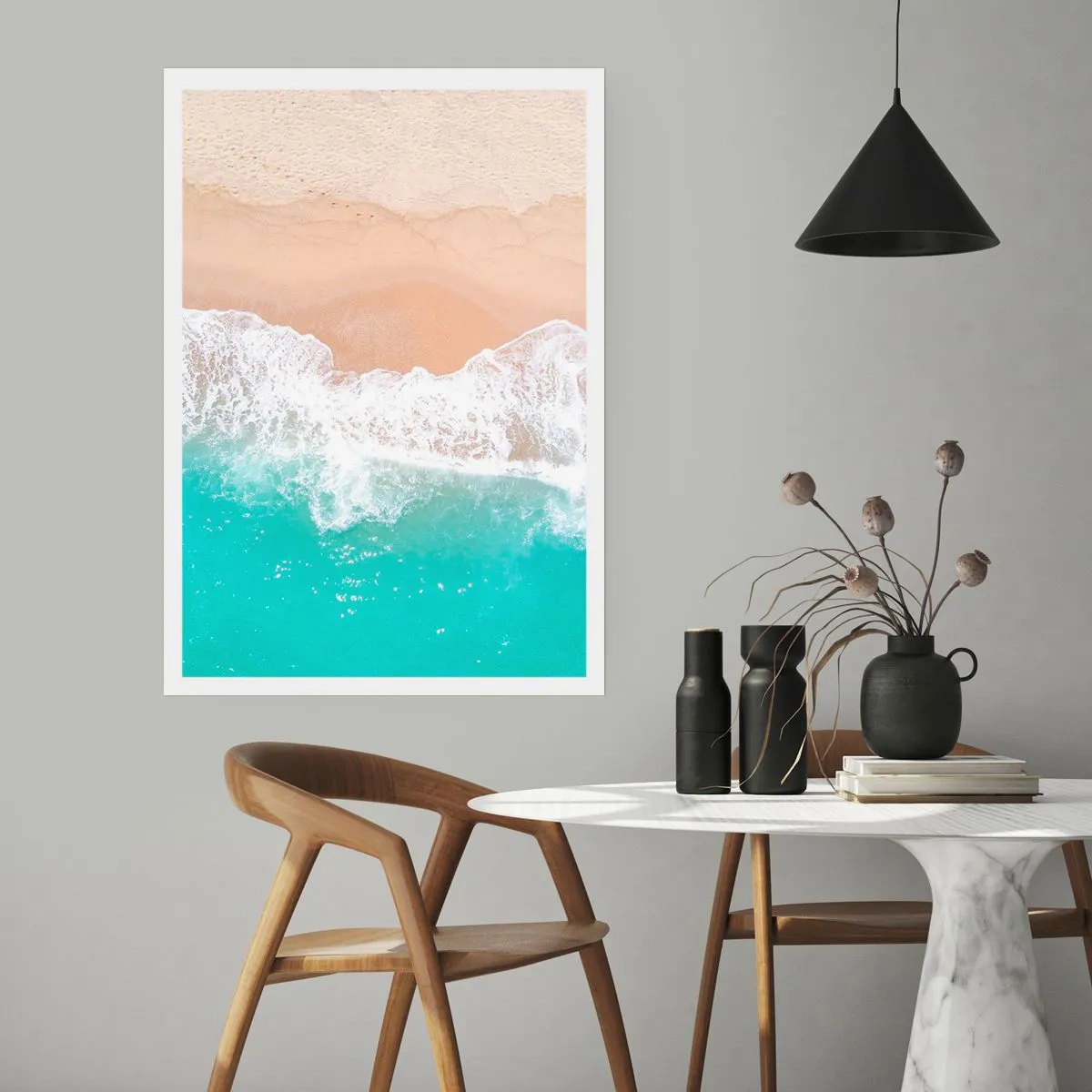 Póster - Un toque acariciador - 70x100 cm