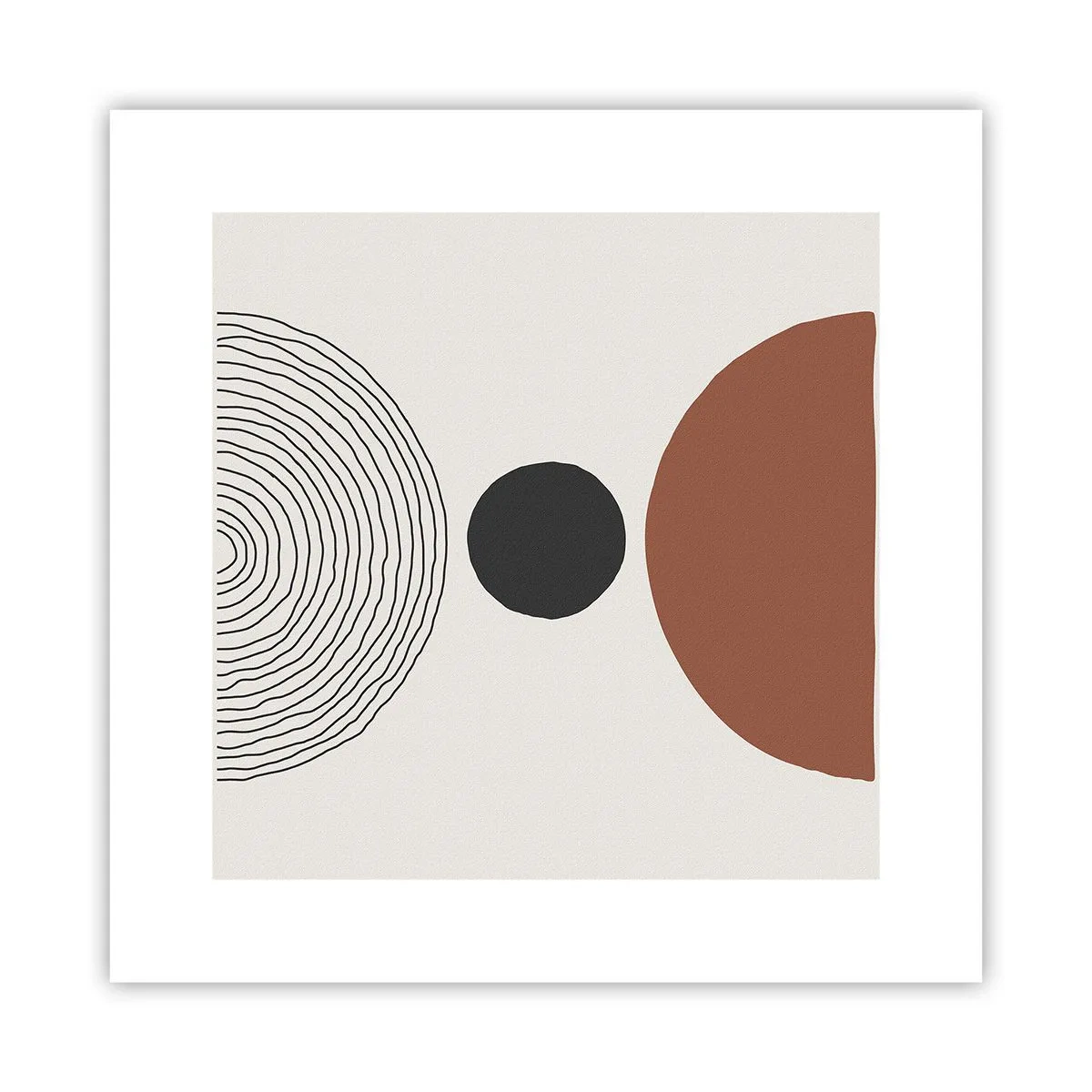 Póster - En el centro de la atención - 30x30 cm