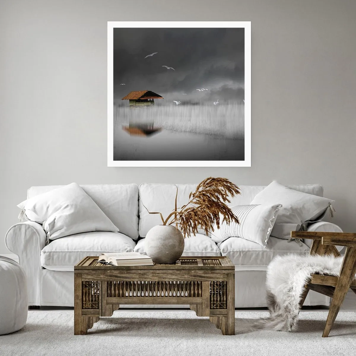 Póster - Resguardo de la lluvia - 30x30 cm