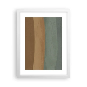 Póster en marco blanco - Composición horizontal - 30x40 cm