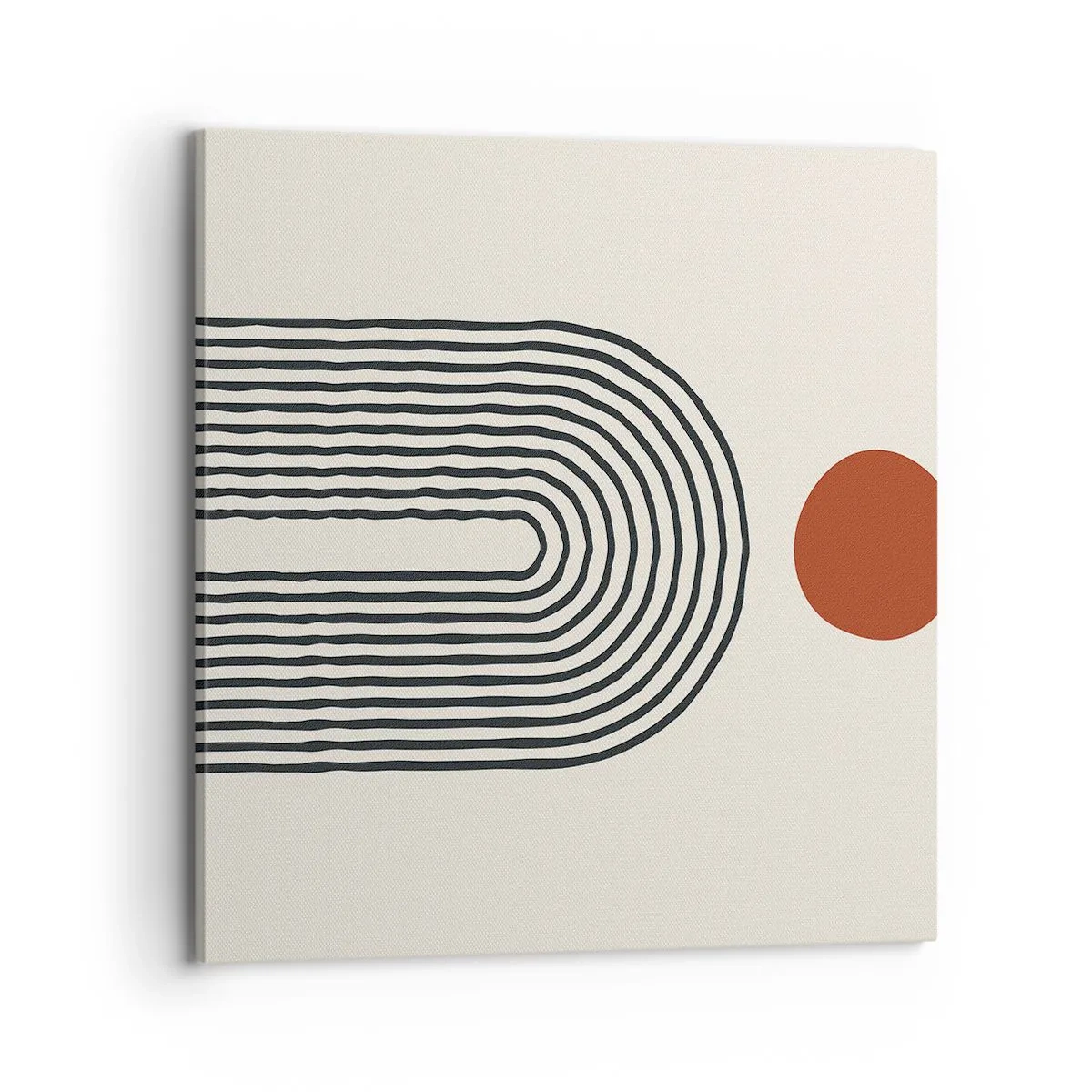 Cuadro sobre lienzo - Impresión de Imagen - Magnetismo de formas y colores - 70x70 cm