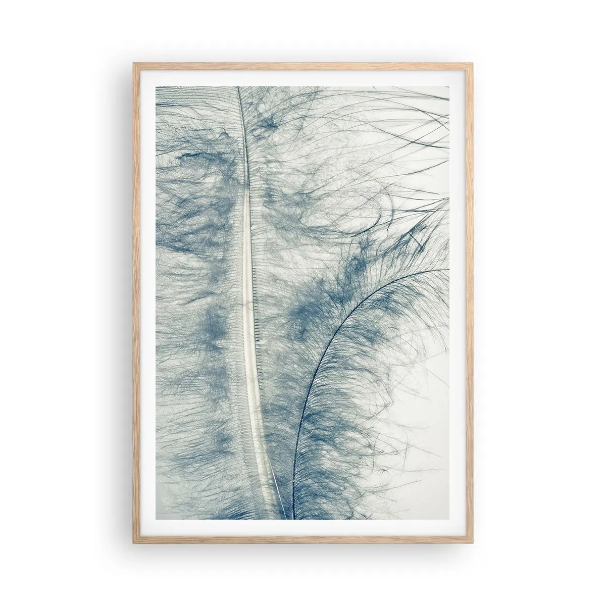 Póster en marco roble claro - Susurro de la naturaleza - 70x100 cm