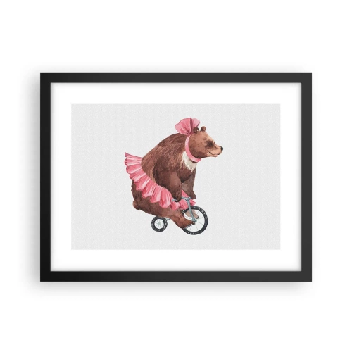 Póster en marco negro - ¡Qué circo! - 40x30 cm