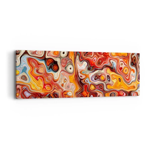 Cuadro sobre lienzo - Impresión de Imagen - Si las nueces se derritieran en la miel - 90x30 cm