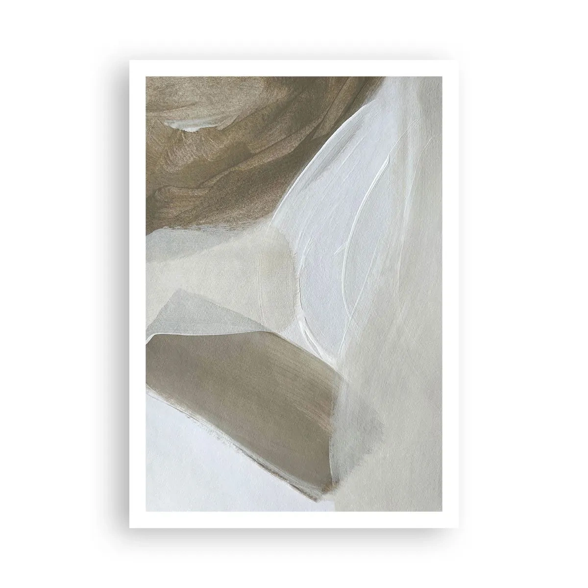 Póster - Ola de blanco - 70x100 cm
