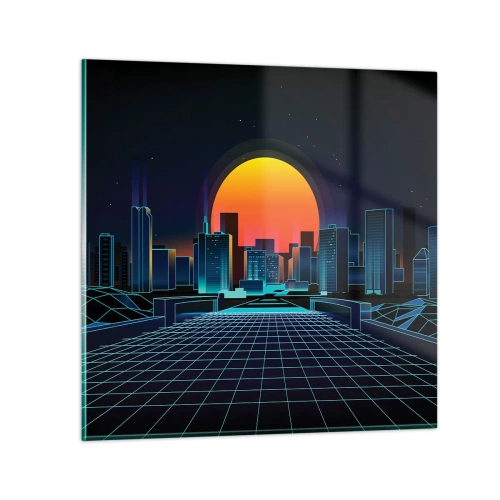 Cuadro sobre vidrio - Impresiones sobre Vidrio - ¿Todavía deseas volver a la realidad? - 50x50 cm