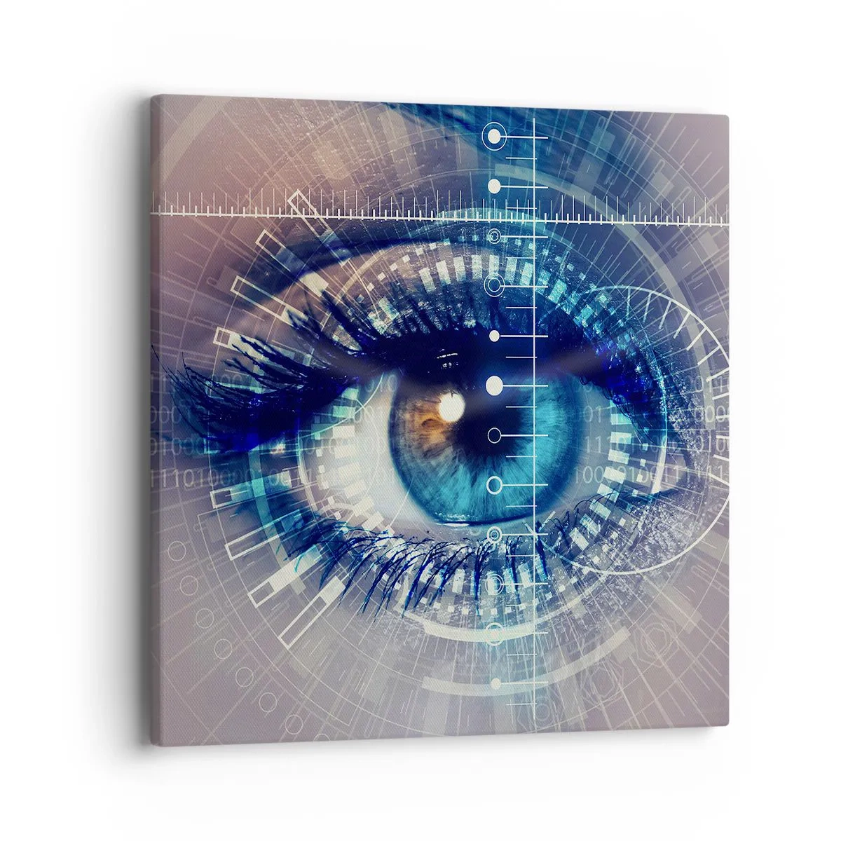 Cuadro sobre lienzo - Impresión de Imagen - Crees que me conoces - 40x40 cm