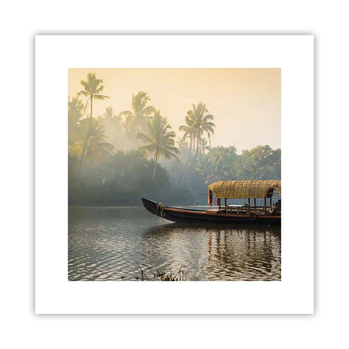 Póster - Casa en el río - 30x30 cm