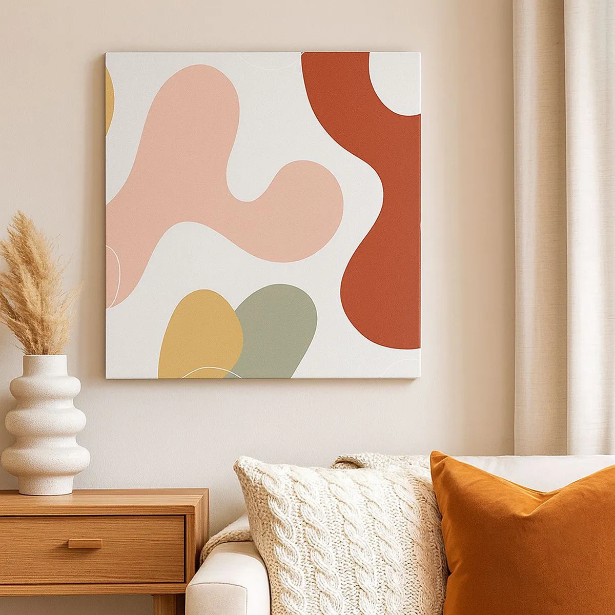 Cuadro sobre lienzo - Impresión de Imagen - La esencia de la pintura - 30x30 cm