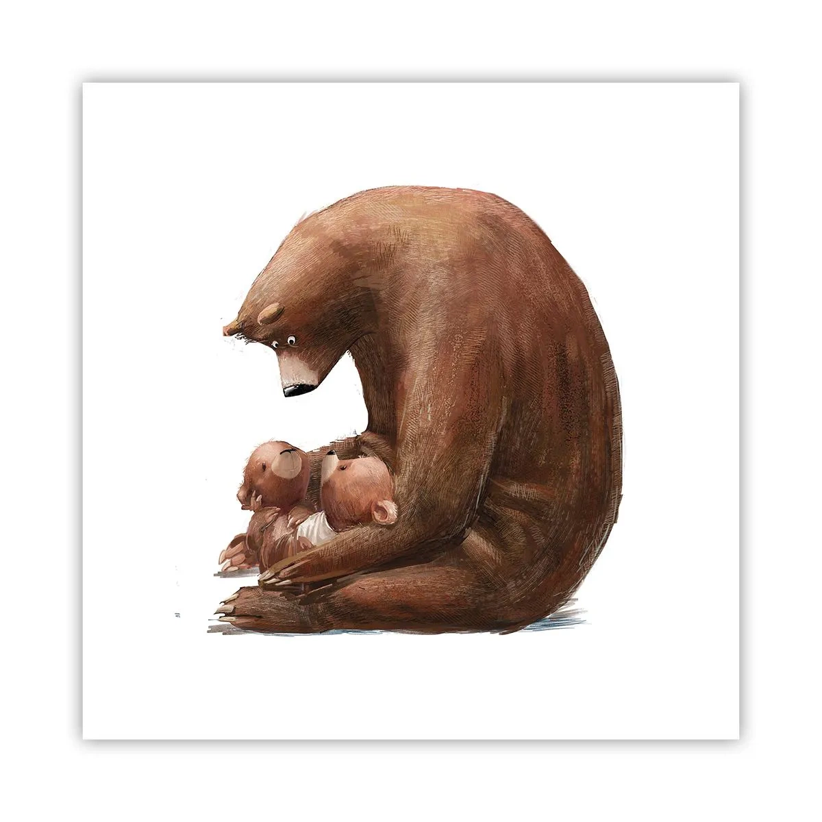 Póster - Dulces sueños, niños - 40x40 cm