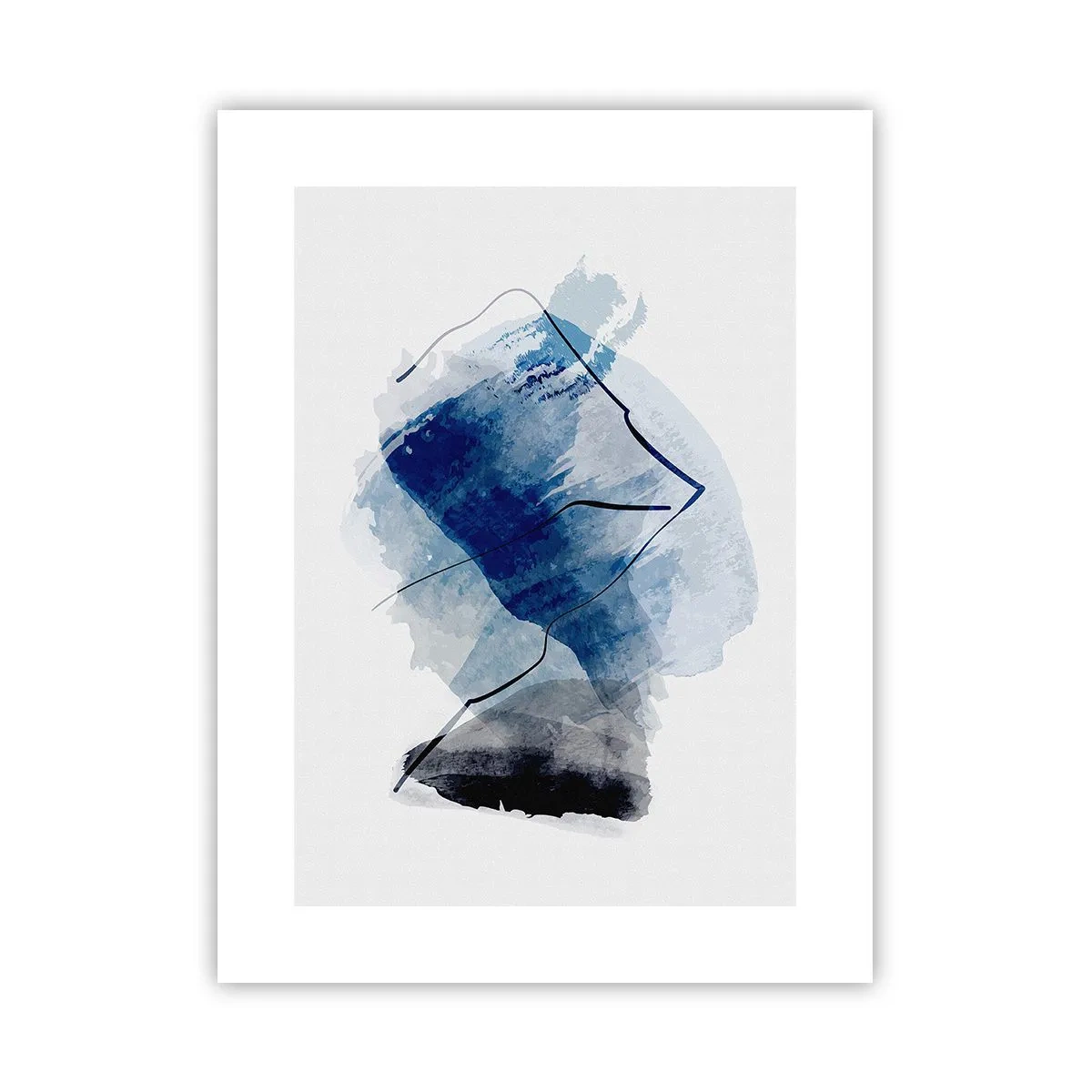 Póster - Montaña helada - 30x40 cm