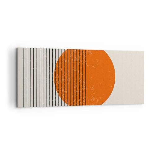 Cuadro sobre lienzo - Impresión de Imagen - Siempre el sol - 100x40 cm