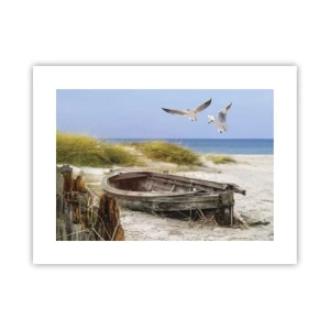 Póster - Bañada por el viento - 40x30 cm