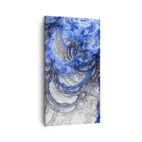 Cuadro sobre lienzo - Impresión de Imagen - El nacimiento de una ola - 45x80 cm