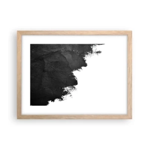 Póster en marco roble claro - Elementos: tierra - 40x30 cm