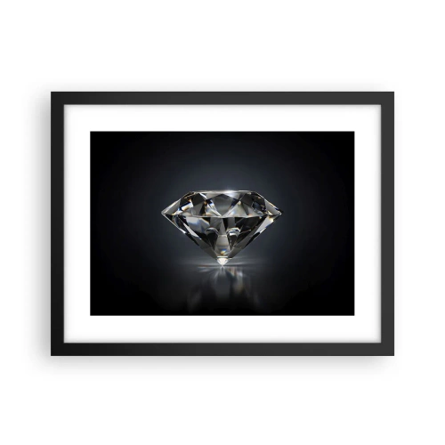 Póster en marco negro - Riqueza y belleza - 40x30 cm