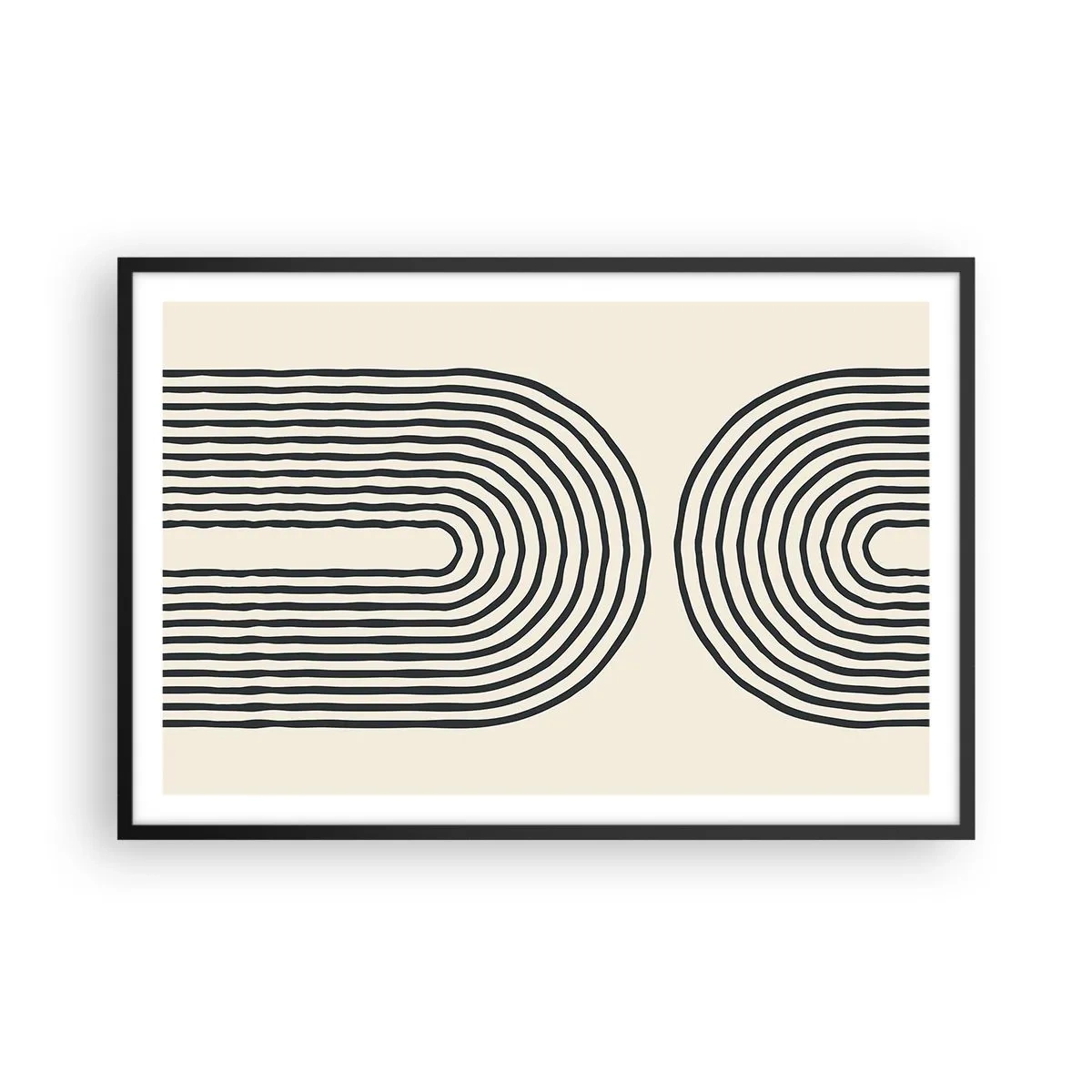 Póster en marco negro - Próximamente... - 91x61 cm