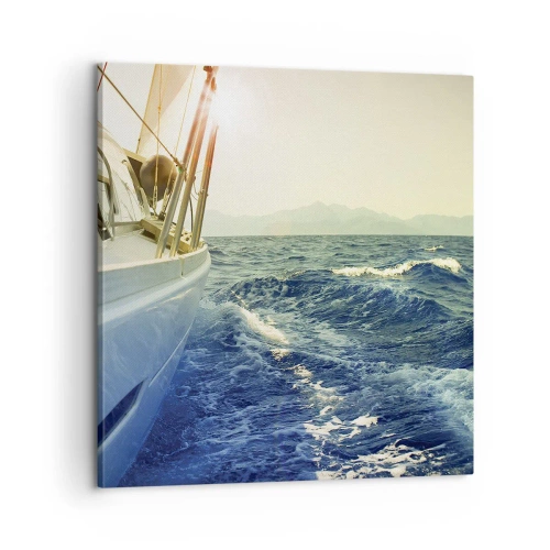 Cuadro sobre lienzo - Impresión de Imagen - Para una aventura - 60x60 cm