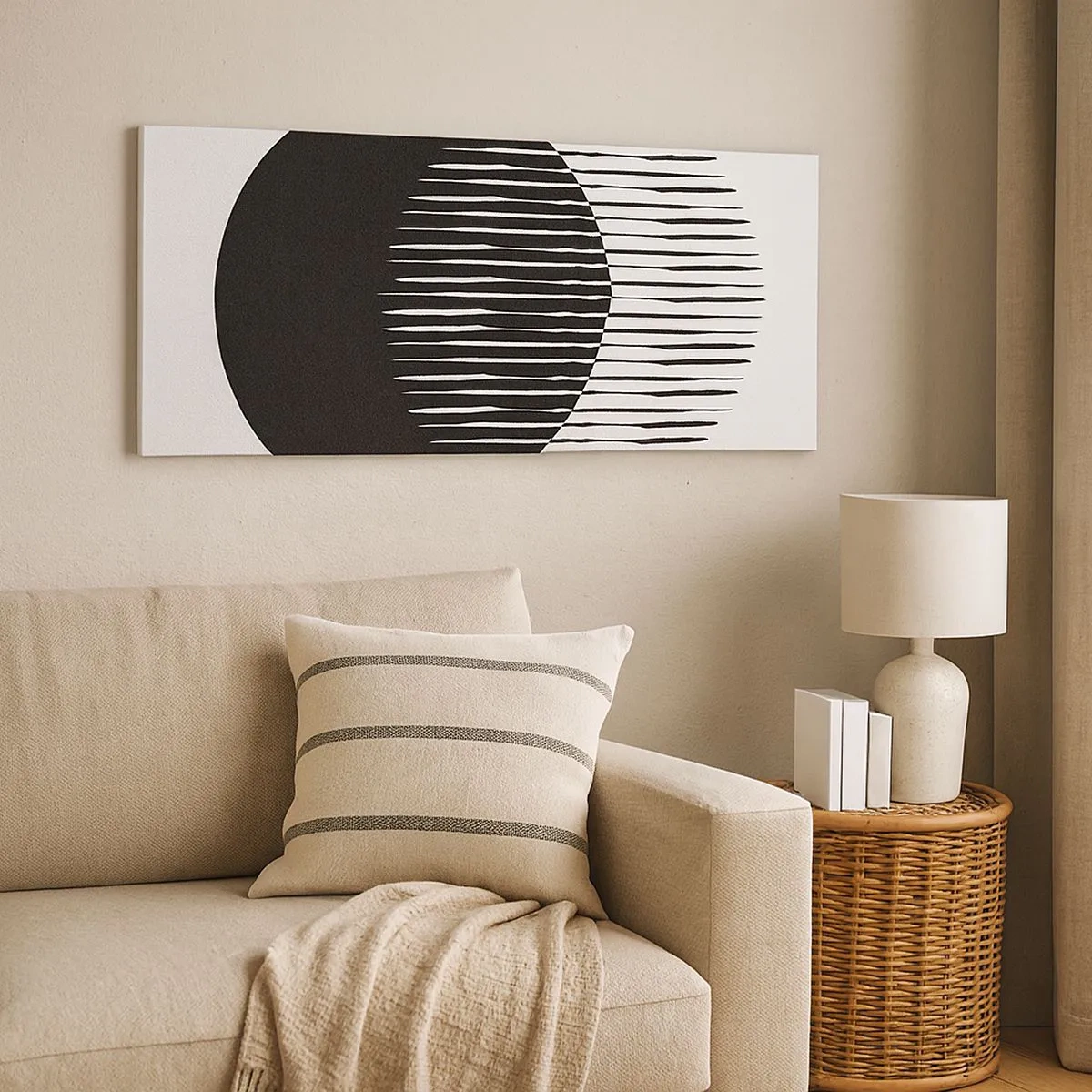 Cuadro sobre lienzo - Impresión de Imagen - Su alter ego - 100x40 cm