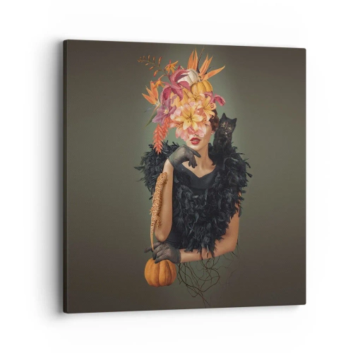 Cuadro sobre lienzo - Impresión de Imagen - Hechizo de bruja - 40x40 cm