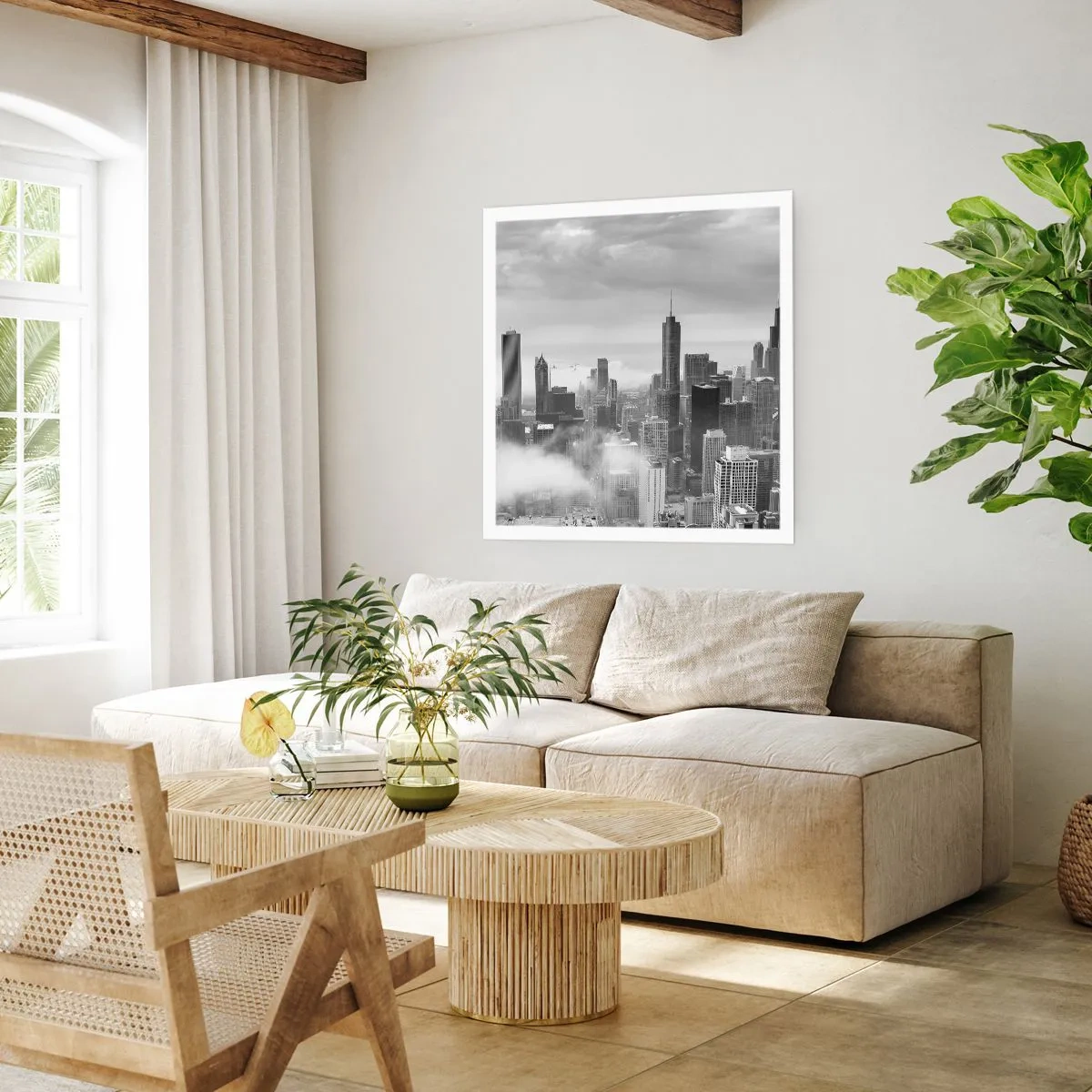 Póster - Paisaje americano - 30x30 cm