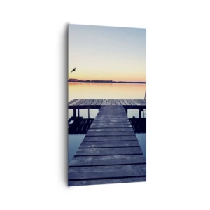 Cuadro sobre lienzo - Impresión de Imagen - Fue un buen día - 65x120 cm