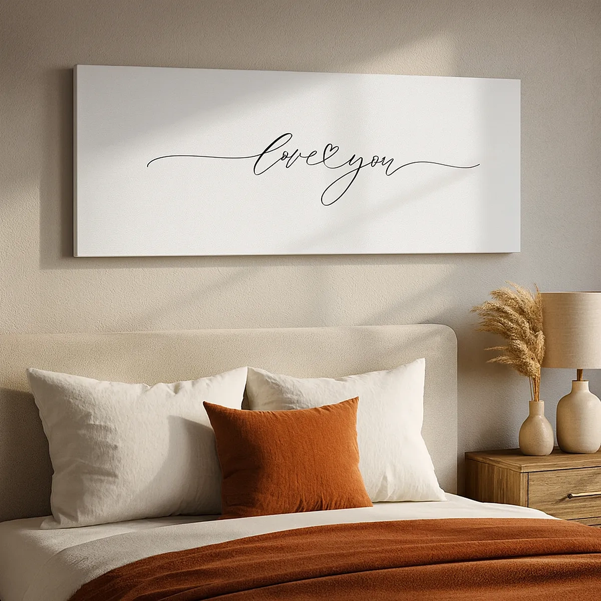 Cuadro sobre lienzo - Impresión de Imagen - Negro sobre blanco - 30x30 cm