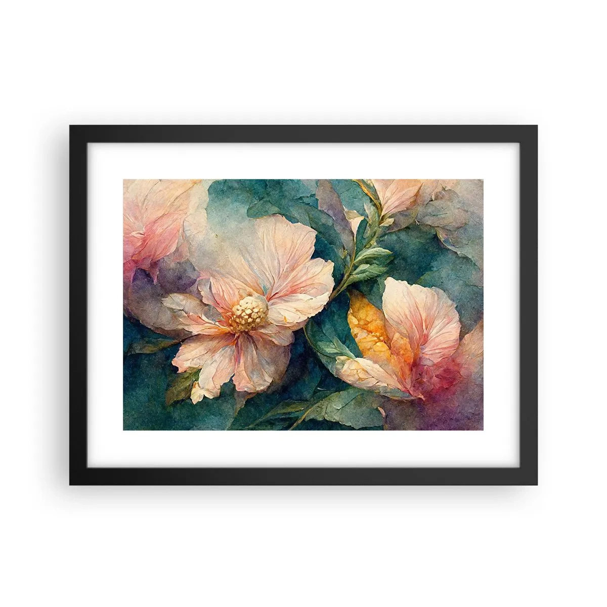 Póster en marco negro - La sutileza misma - 40x30 cm