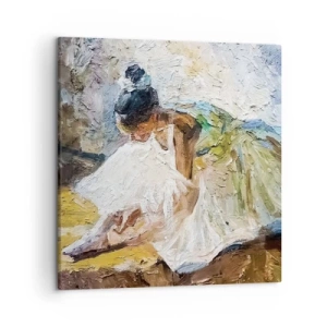 Cuadro sobre lienzo - Impresión de Imagen - De un cuadro de Degas - 50x50 cm