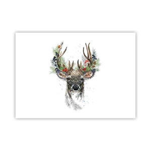 Póster - Con vestimenta festiva - 70x50 cm