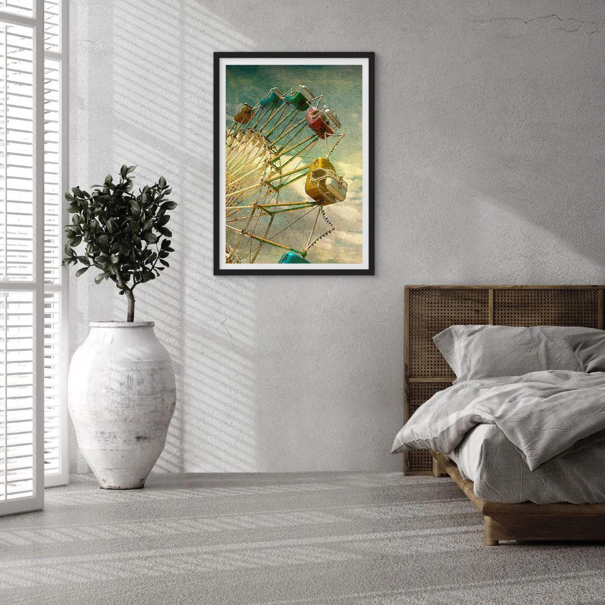 Póster en marco negro - Será, será un día estupendo.... - 70x100 cm