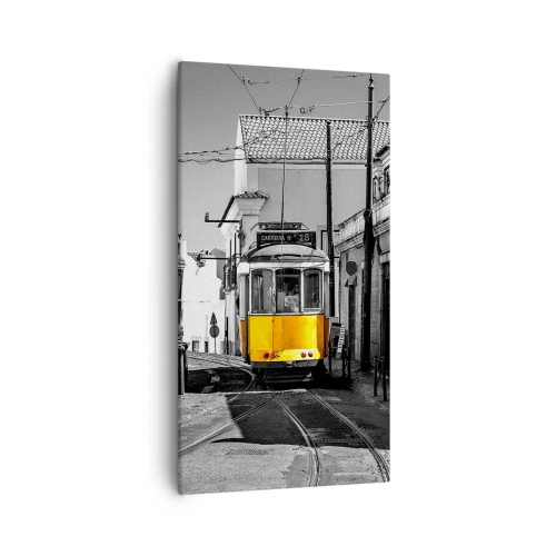 Cuadro sobre lienzo - Impresión de Imagen - Espíritu de Lisboa - 55x100 cm