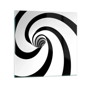 Cuadro sobre vidrio - Impresiones sobre Vidrio - ¿Ceder al torbellino? - 30x30 cm