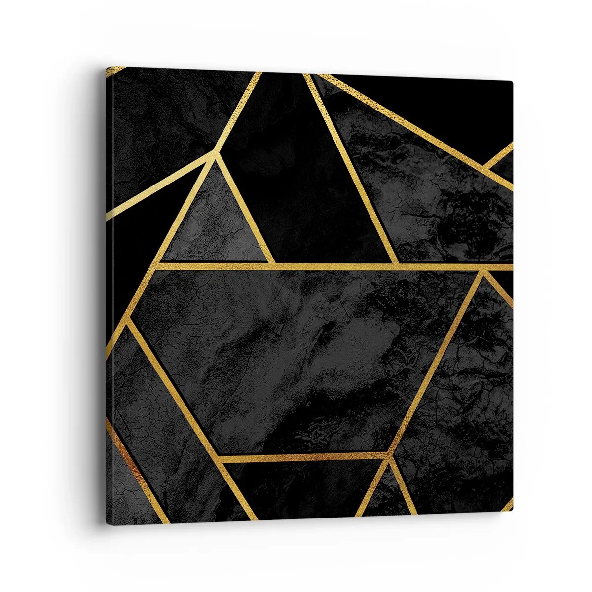 Cuadro sobre lienzo - Impresión de Imagen - Oscuridad y brillo - 40x40 cm