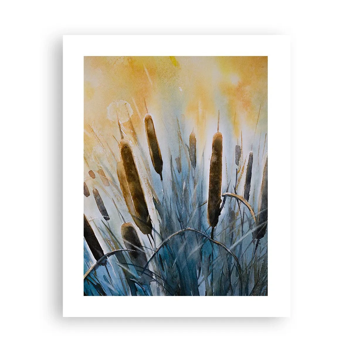 Póster - El frío del agua, el calor del sol - 40x50 cm