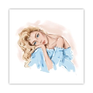 Póster - Soñar en azul - 60x60 cm