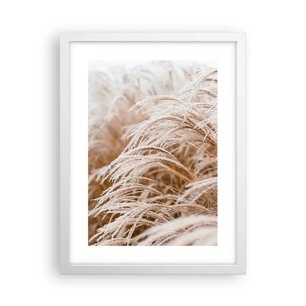 Póster en marco blanco - El sol de otoño - 30x40 cm