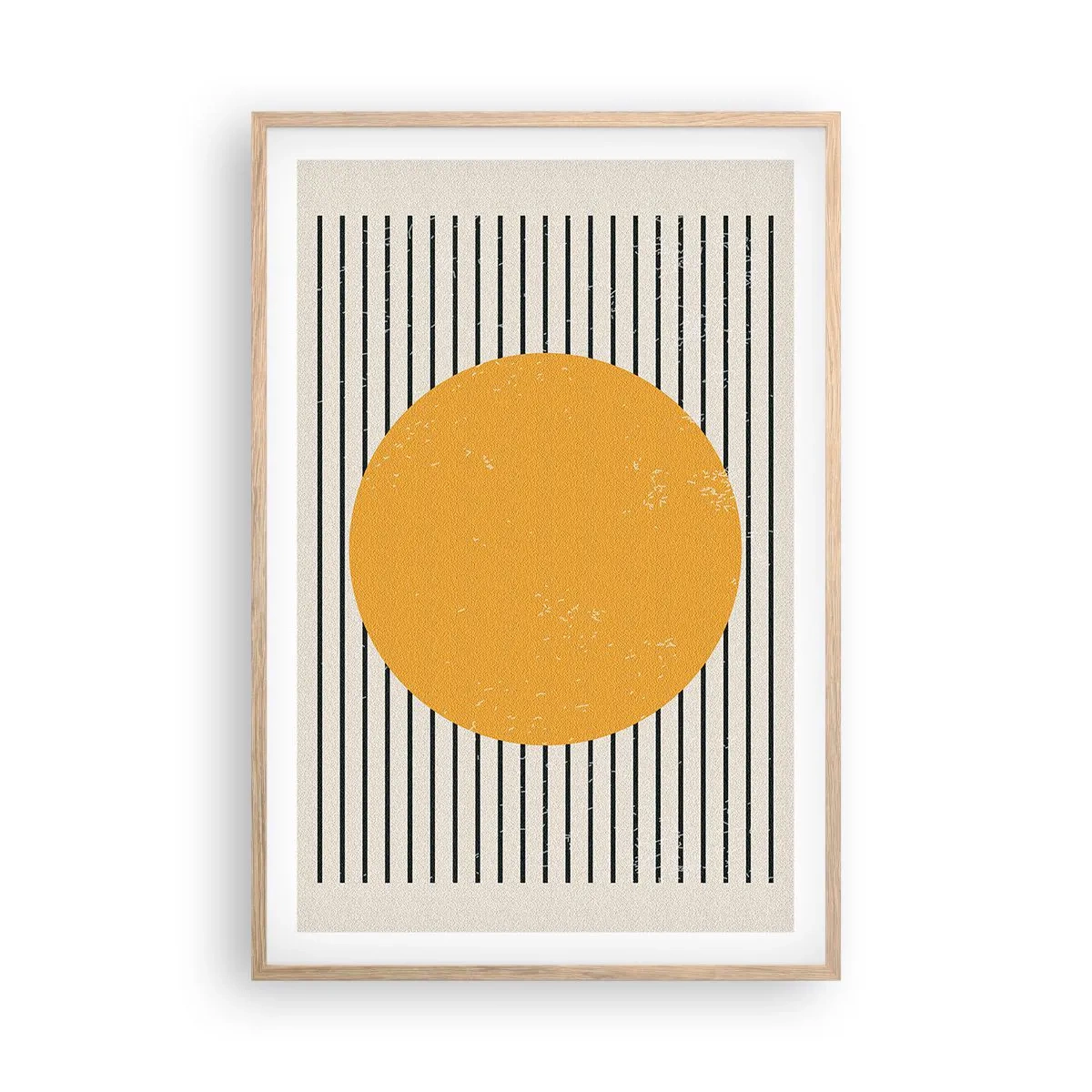 Póster en marco roble claro - El poder de la sencillez - 61x91 cm